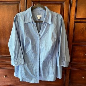 Croft & Borrow Blue Button Down